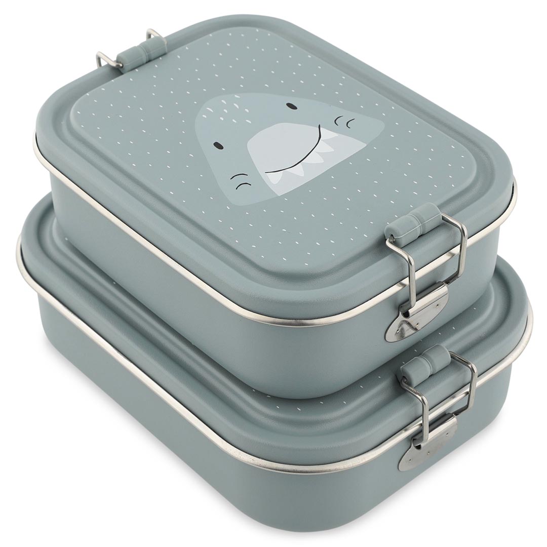 Trixie Brotdose Lunchbox aus Edelstahl Mr Shark Hai Small