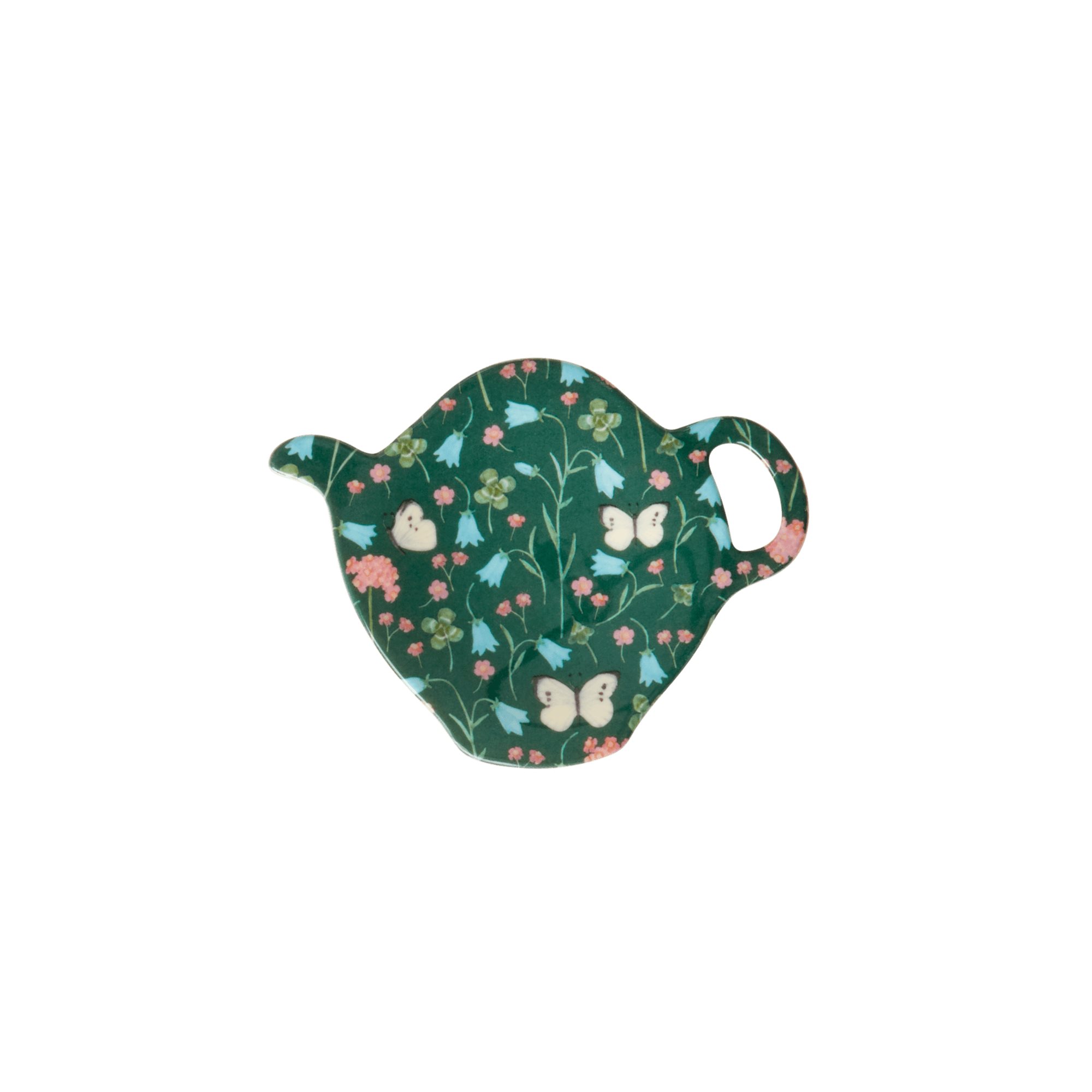 Rice Teebeutelhalter Butterfly Schmetterling grün