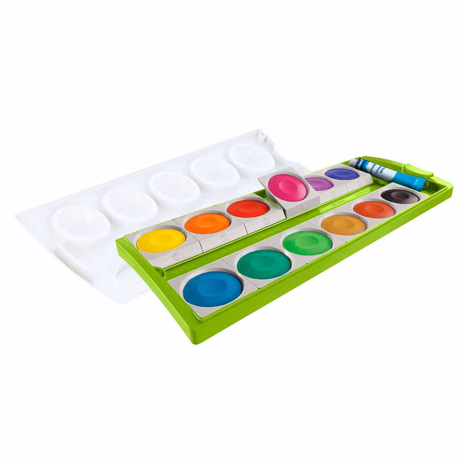 Pelikan K12 Grün Wasserfarben Deckfarbkasten 12er