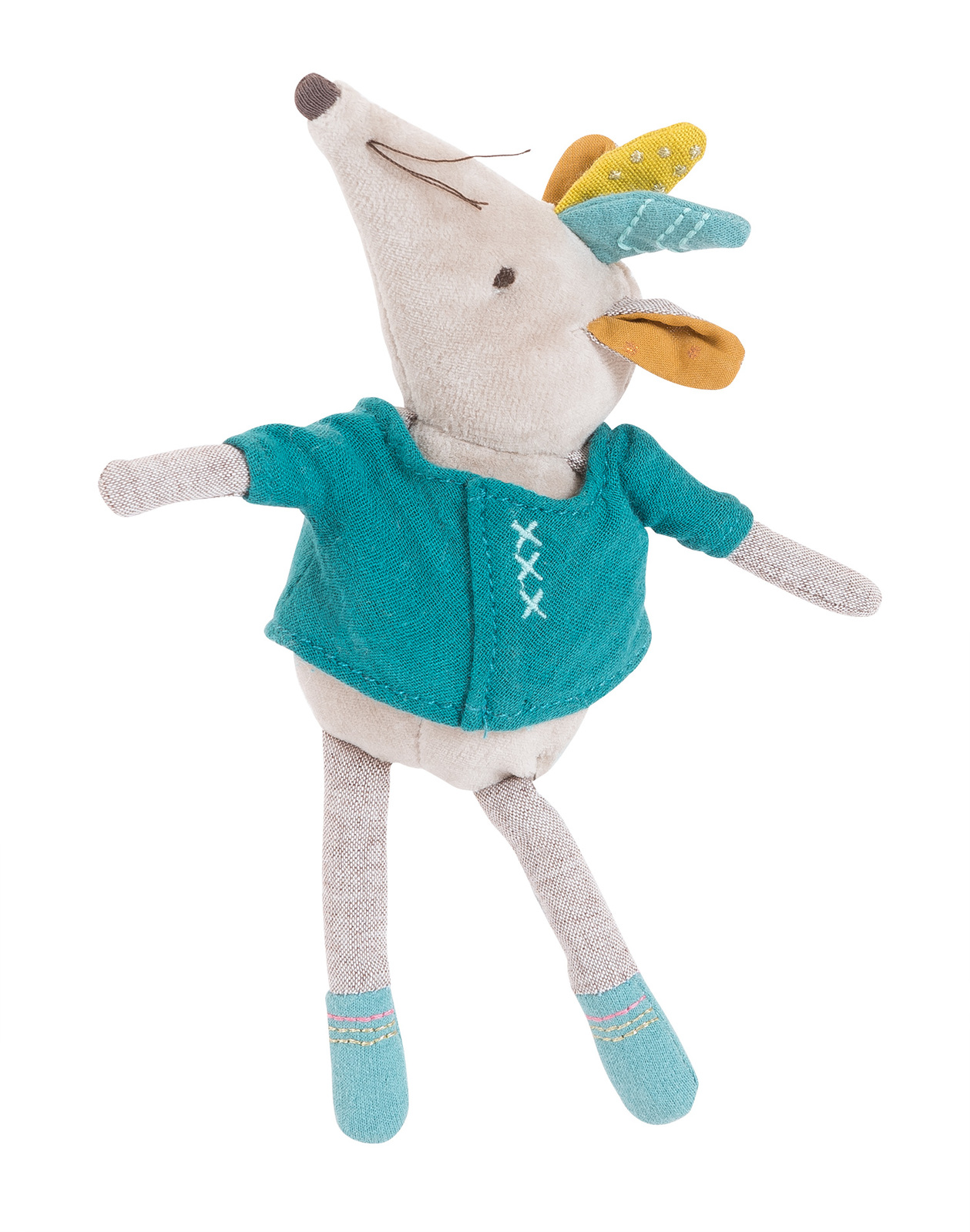 Moulin Roty Stofftier kleine süße Maus Pablo 