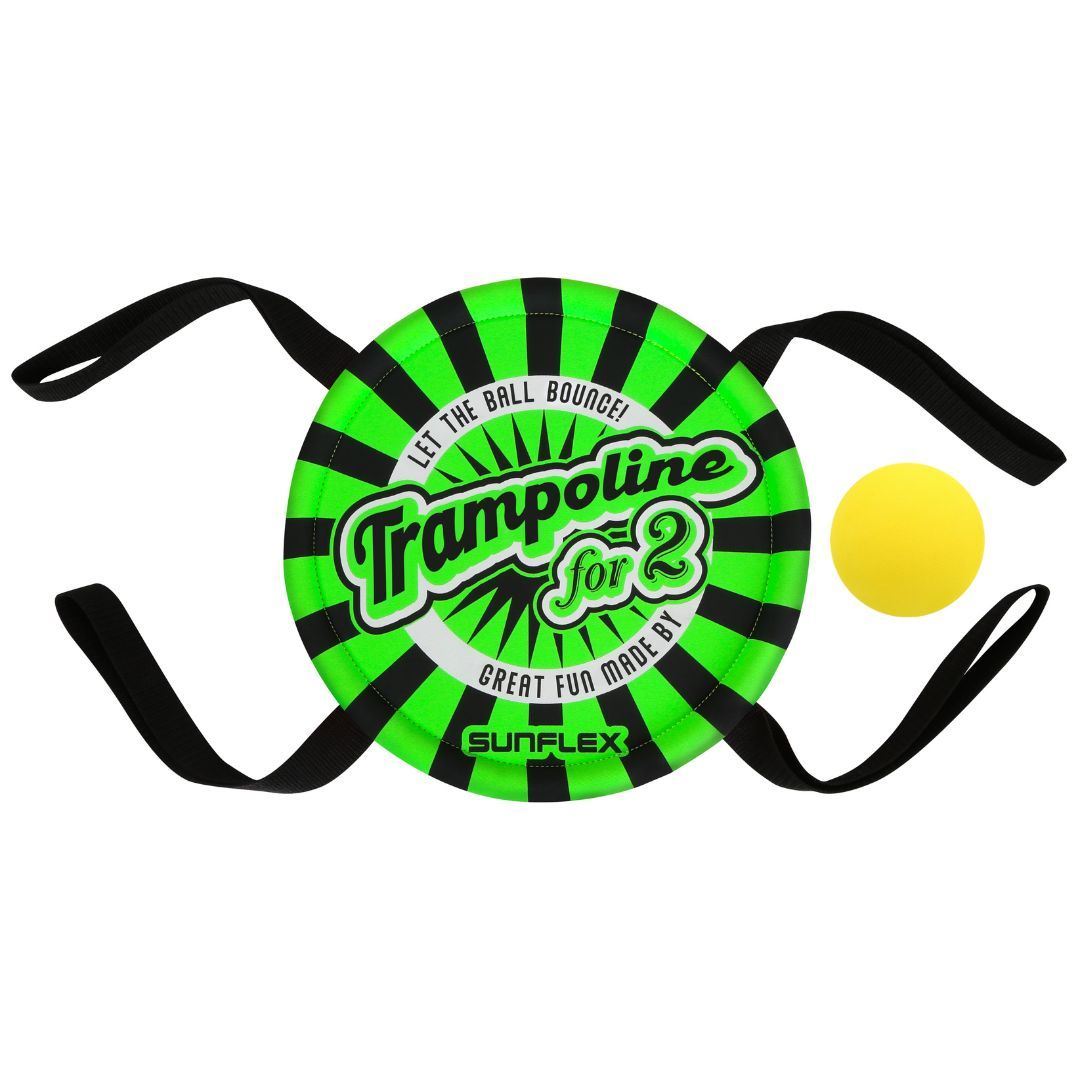 Sunflex Trampoline for 2 Outdoorspiel Grün