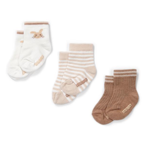 Little Dutch 3er Pack Babysöckchen Baby Bunny Gr. 1