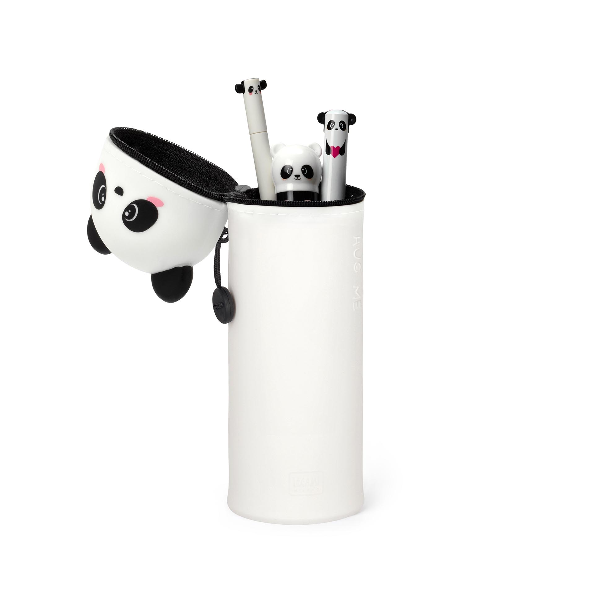 Legami 2 in 1 Federmäppchen aus Silikon Kawaii Panda