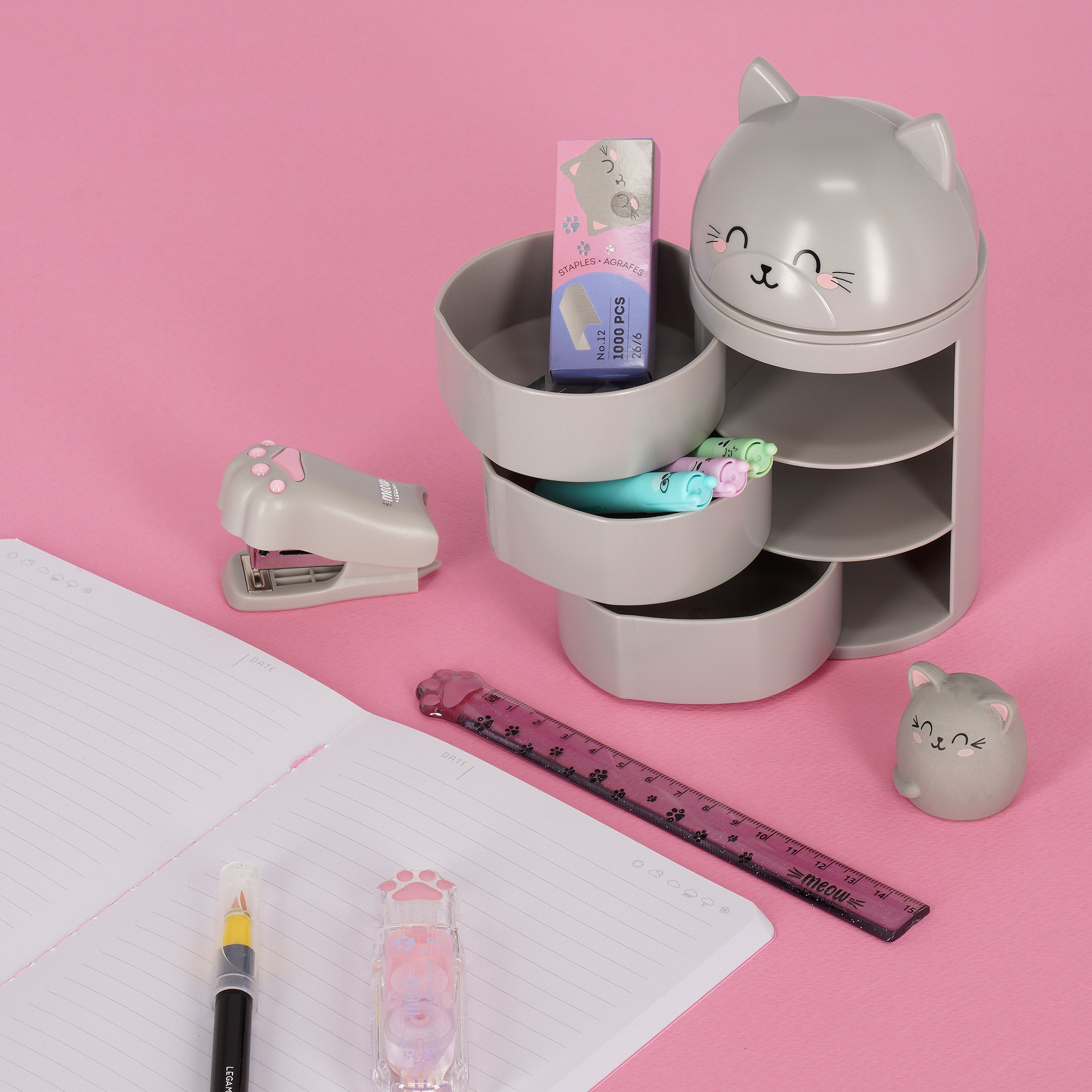 Legami Schreibtisch Organizer Aww-Rganiser Kitty Katze