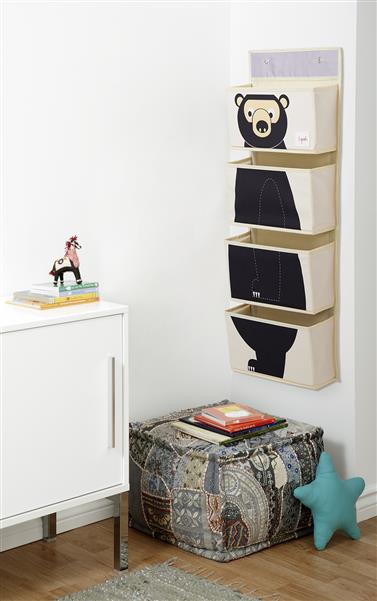 3 sprouts Wandaufbewahrung Wandorganizer Wandutensilo Bär 3 sprouts Wandaufbewahrung Wandorganizer Wandutensilo Bär