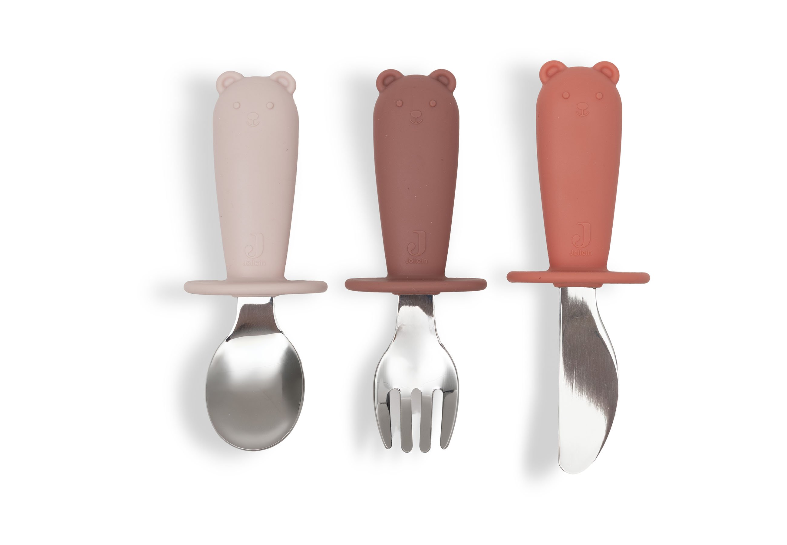 Jollein Besteckset Kinderbesteck Silikone Blush Shades