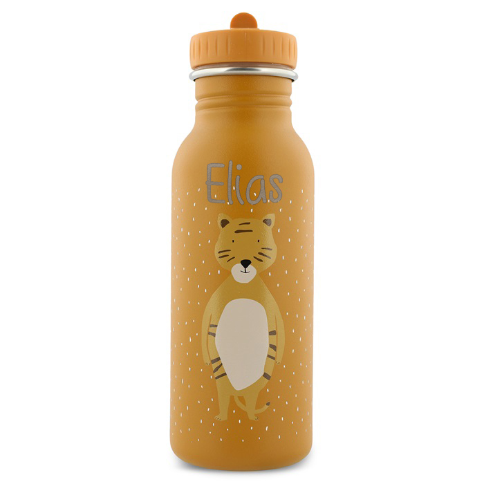 Trixie Trinkflasche aus Edelstahl Mr Tiger Orange 500ml personalisiert