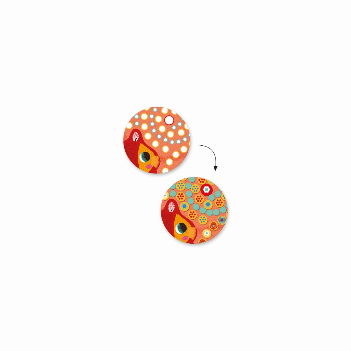 Djeco Mosaik Milfiori Waldtiere für Kinder 3-6 Jahren Djeco Mosaik Milfiori Waldtiere für Kinder 3-6 Jahren