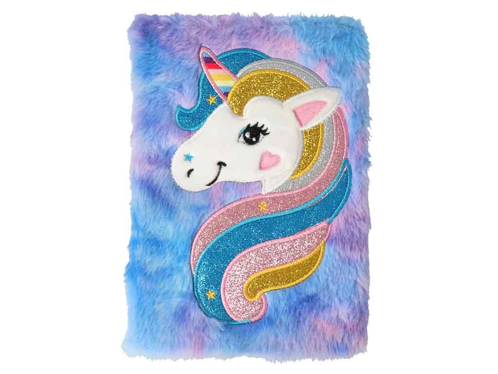 BB Klostermann Plüsch Notizbuch Cutie Einhorn multi