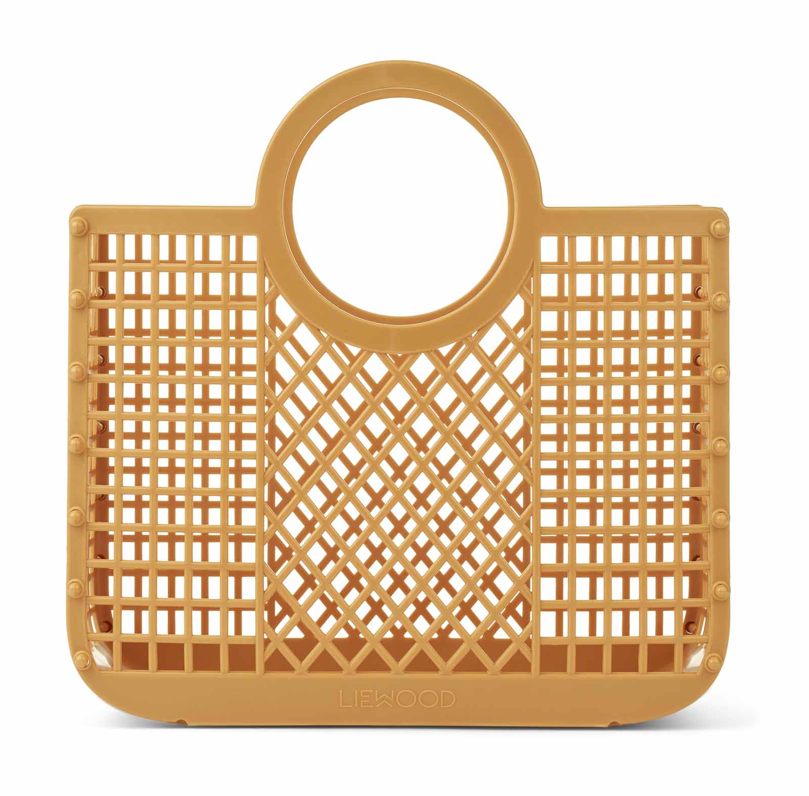 Liewood Samantha Korb Basket Plastik-Korb Yellow Mellow klein