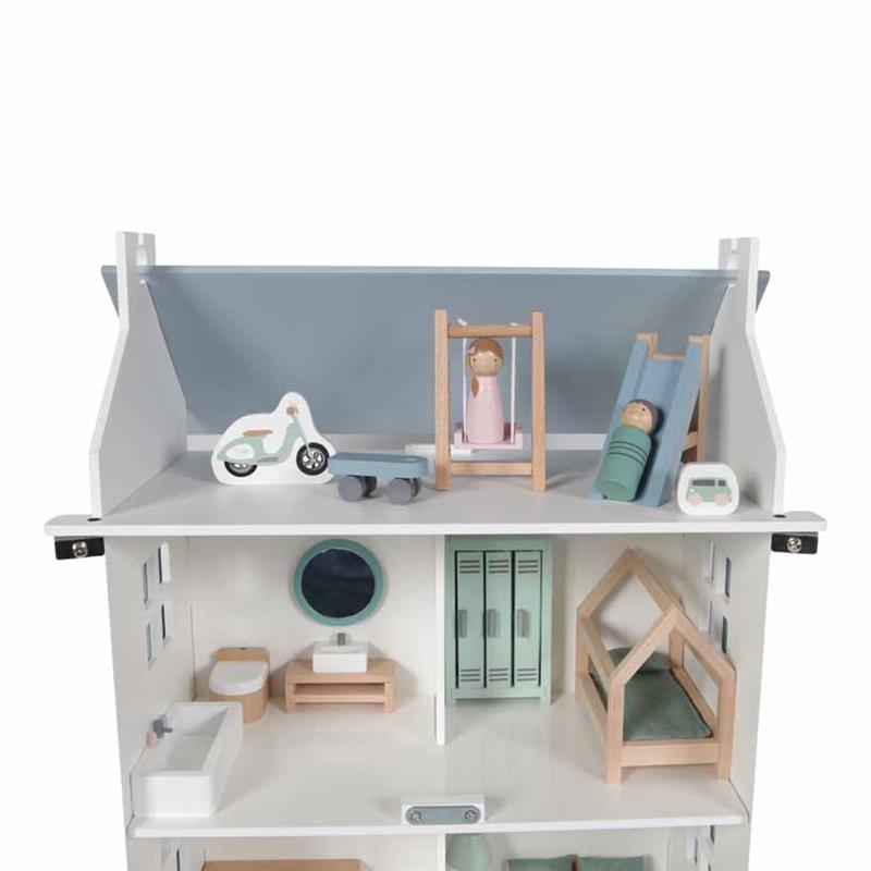 Little Dutch Puppenhaus Spielset Küche aus Holz 19 teilig Little Dutch Puppenhaus Spielset Küche aus Holz 19 teilig