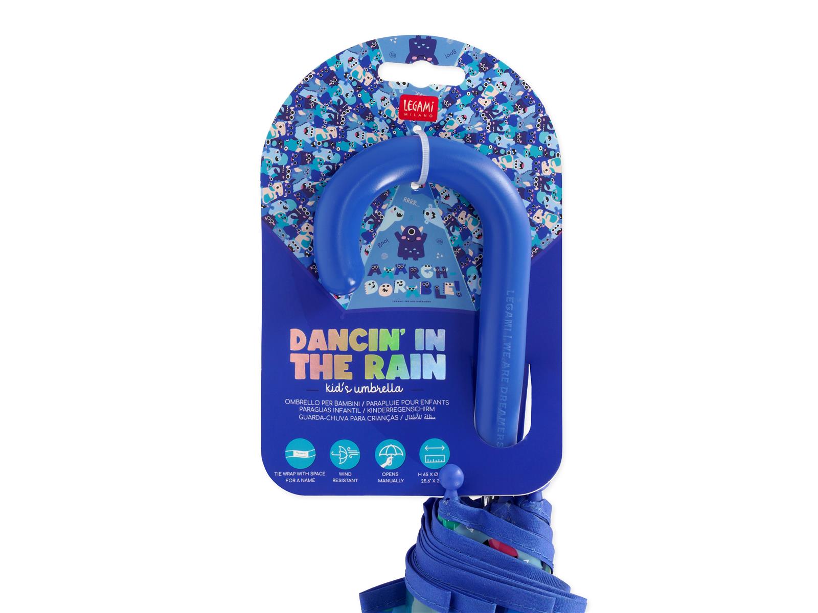 Legami Kinderregenschirm Dancin' in the Rain Monster