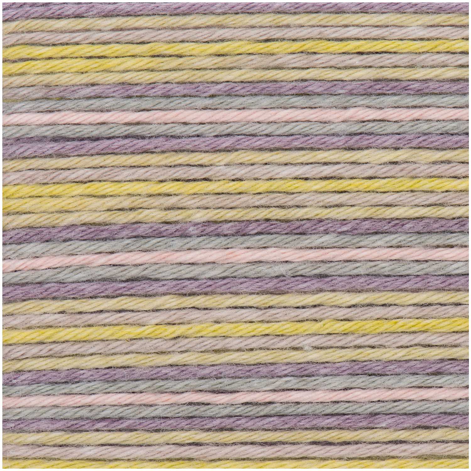 Rico Design Rico Baby cotton soft print dk Wolle 50g Farbe 018 Lila-Grün