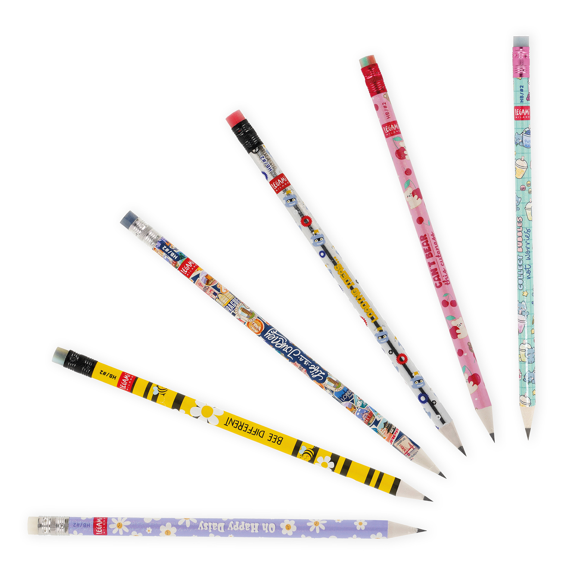 Legami Bleistift aus Recyclingpapier Biene