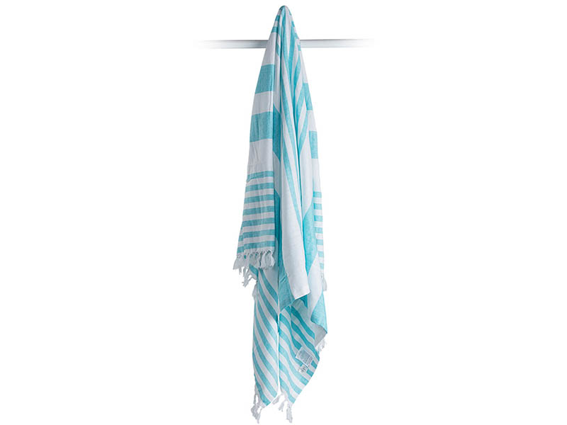 Lulujo Badetuch Hamam 150 x 100 cm Ocean Blue