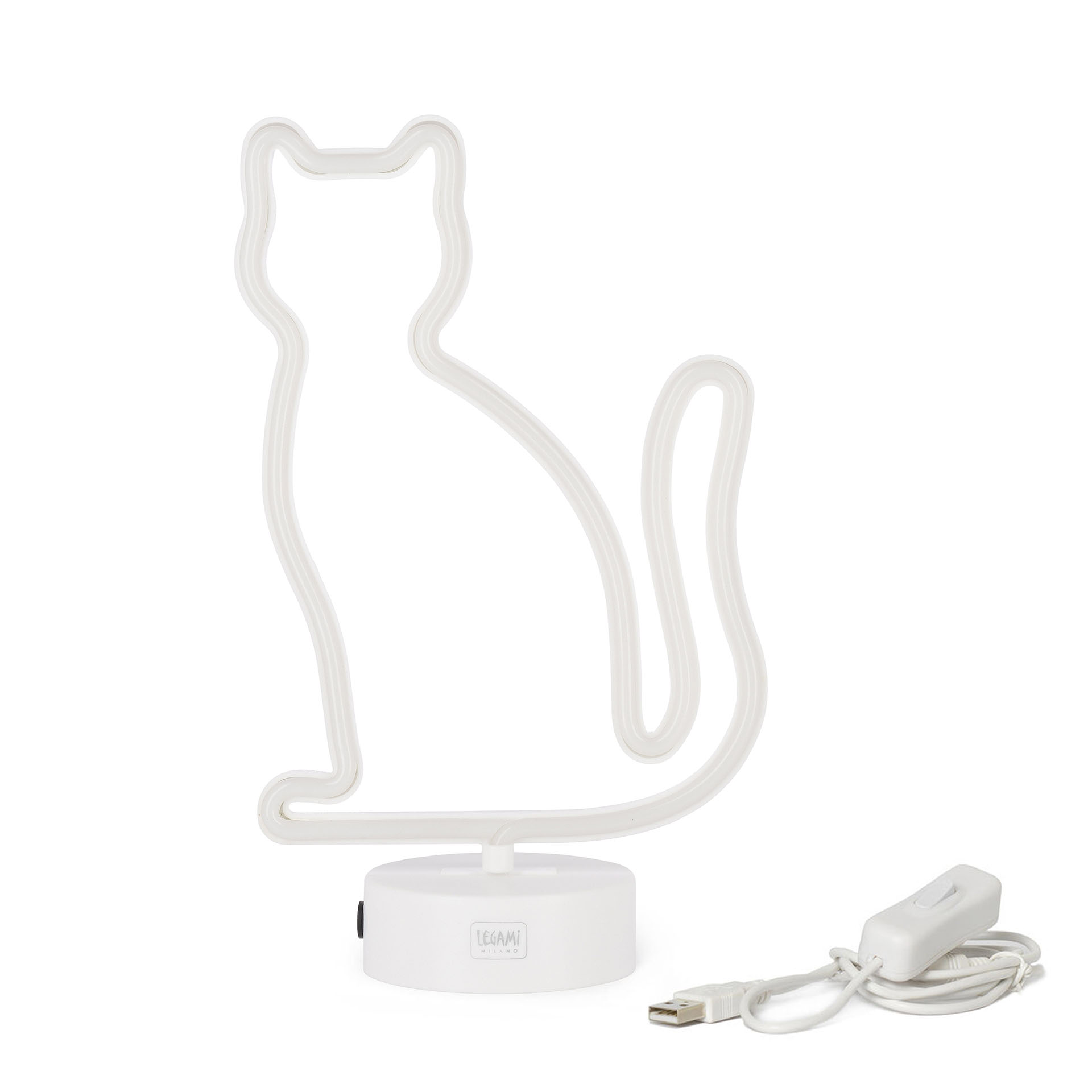 Legami Neon-Effekt LED Schild It's a sign Kitty Katze