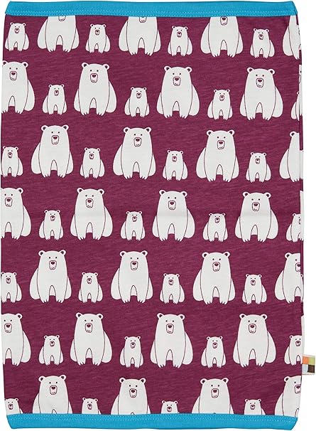 Loud + Proud Kinder Schlauchschal Eisbär 7078 Plum Einheitsgröße