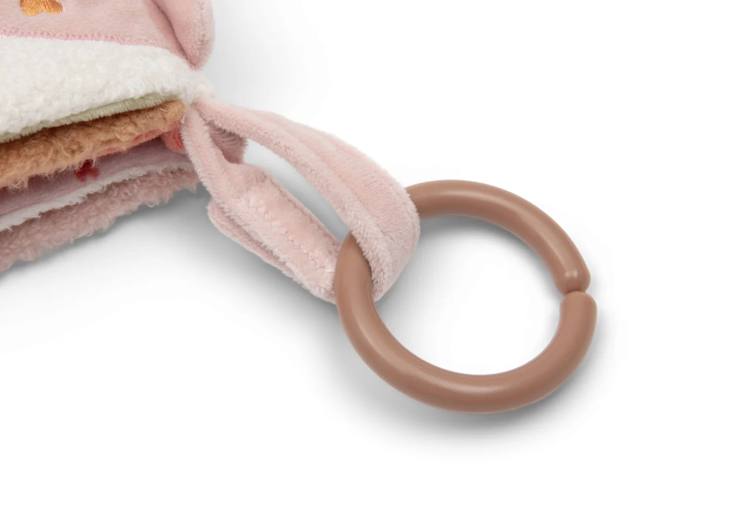 Jollein Stoffbuch mit Aktivitäten Soft Plumes