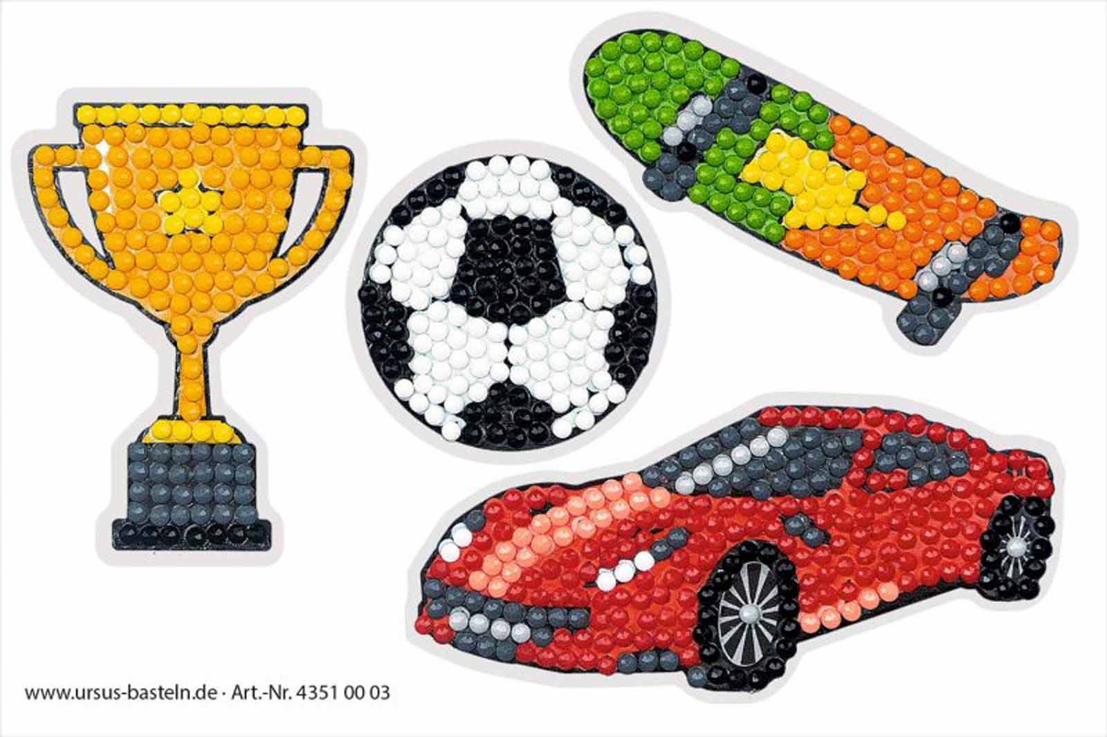 Ludwig Bähr Sticker Diamond Painting Painting Sports