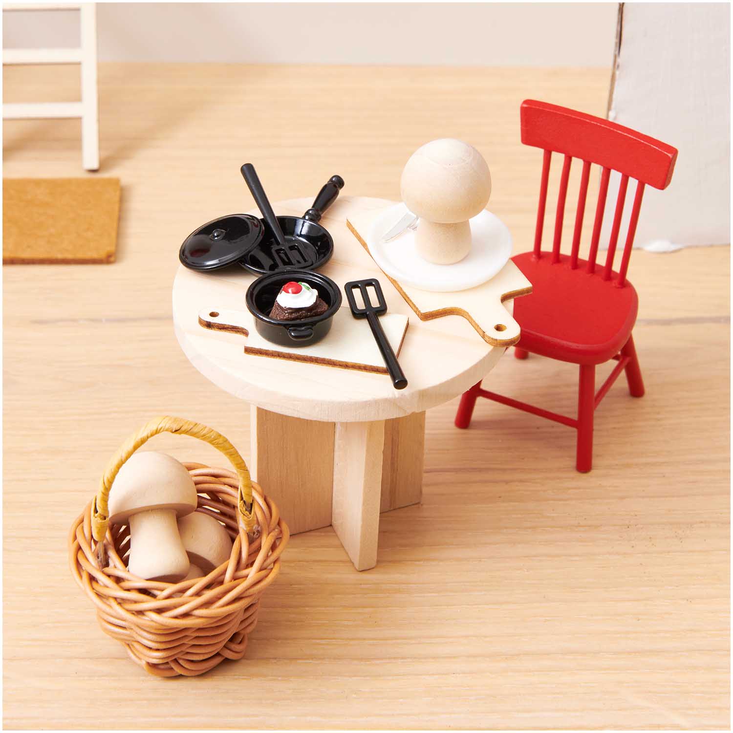 Rico Design Miniatur Kochutensilien Premium schwarz 7 teilig Rico Design Miniatur Kochutensilien Premium schwarz 7 teilig