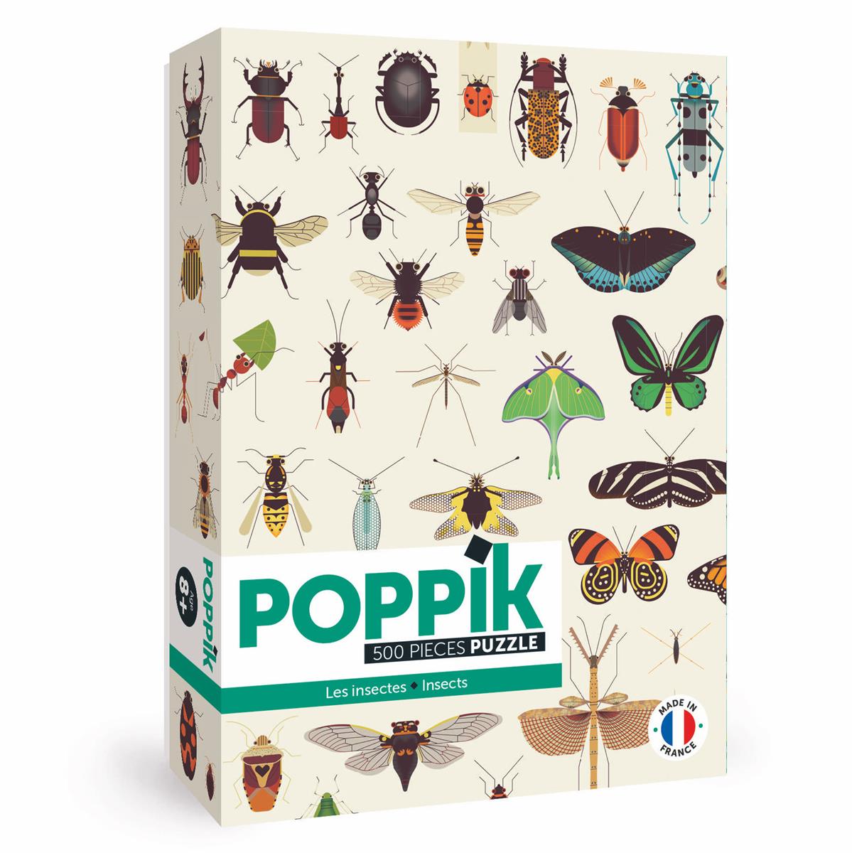 Poppik Discovery Puzzle Motiv Insekten 500 Teile