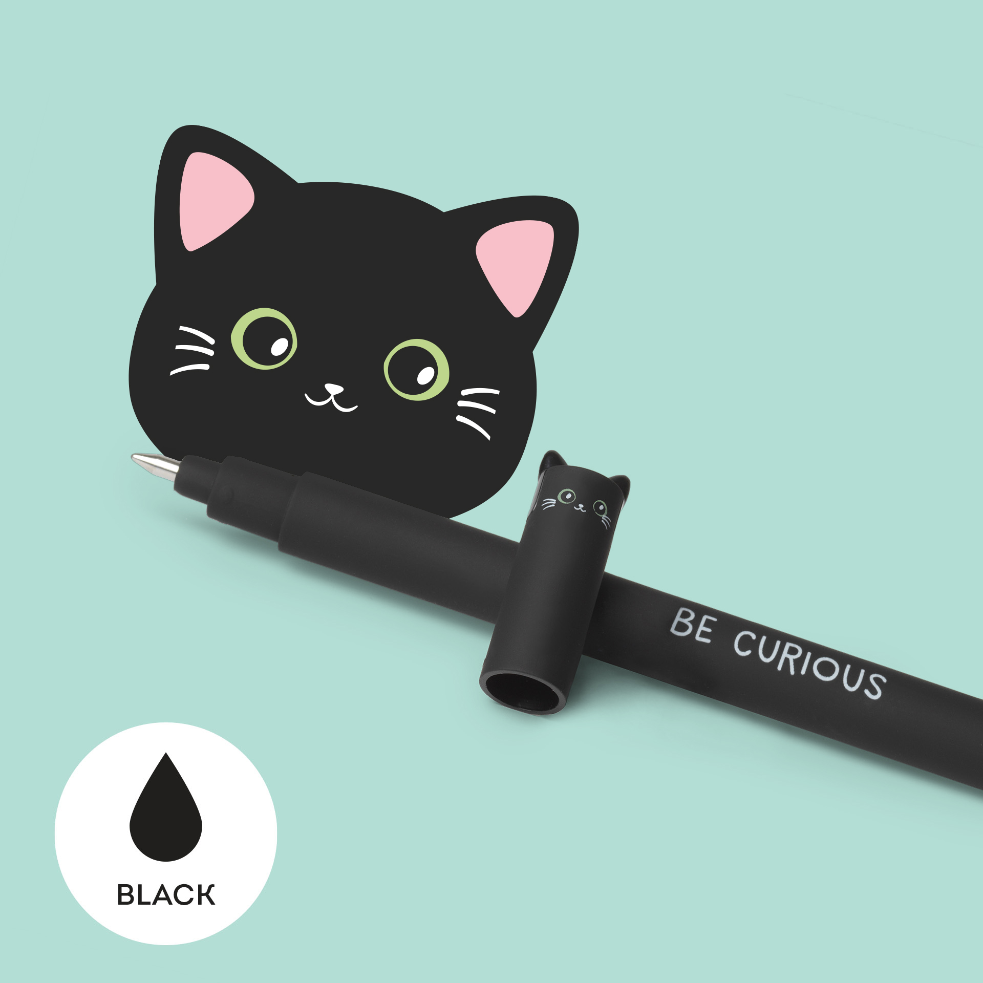 Legami Löschbarer Gelstift Gel Pen Kitty Katze