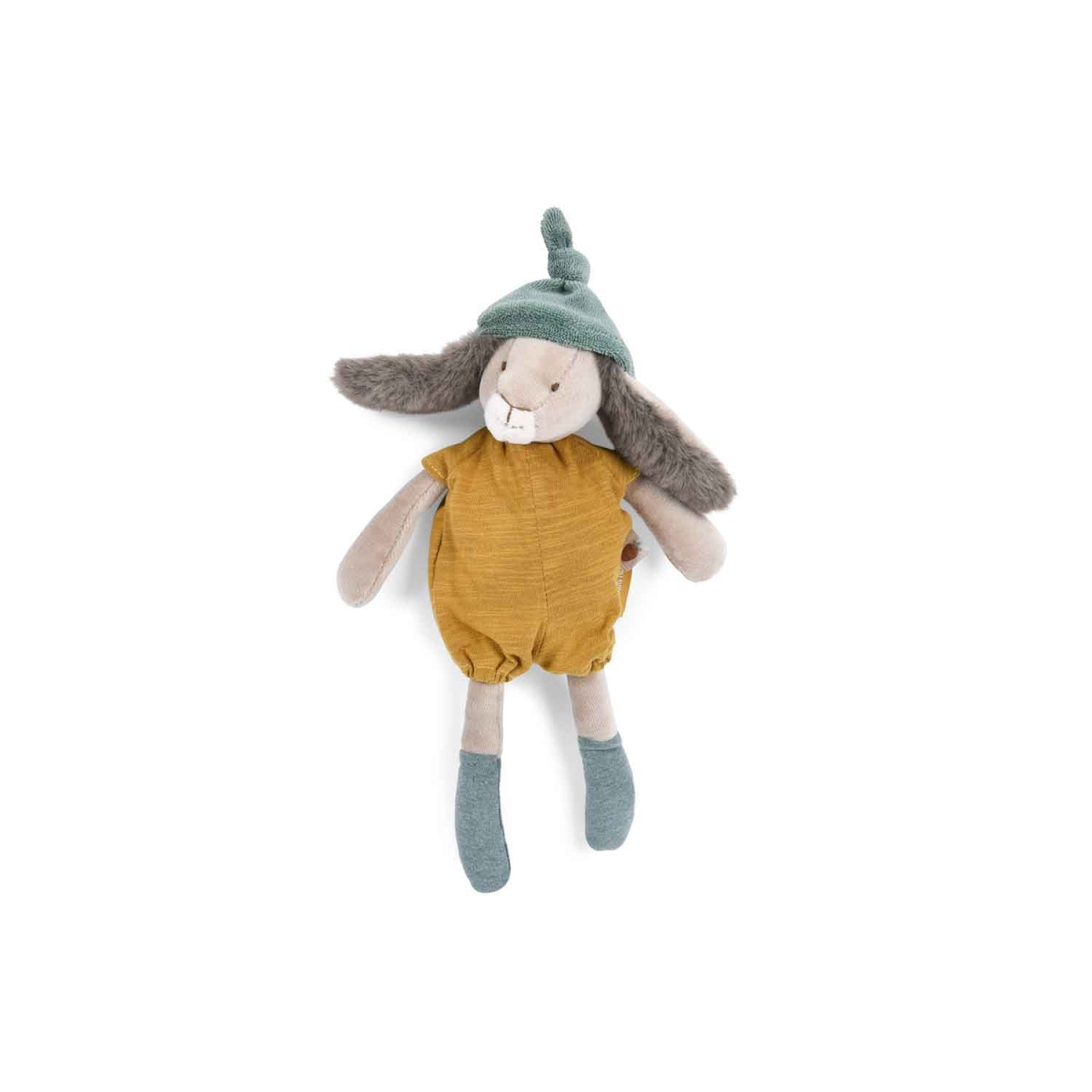 Moulin Roty Plüschtier Kuscheltier Trois Petits Lapins Kleines Kaninchen ocker
