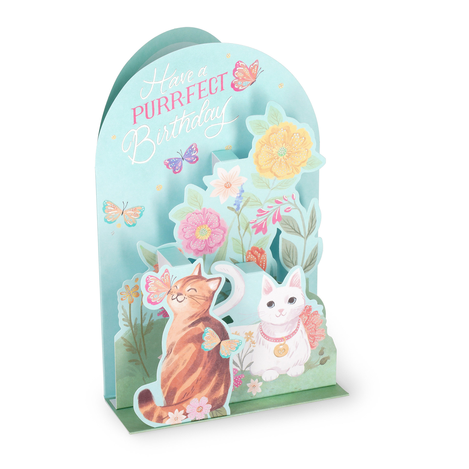 Legami Pop-Up Glückwunschkarte Grußkarte Happy Birthday Katze Kitty