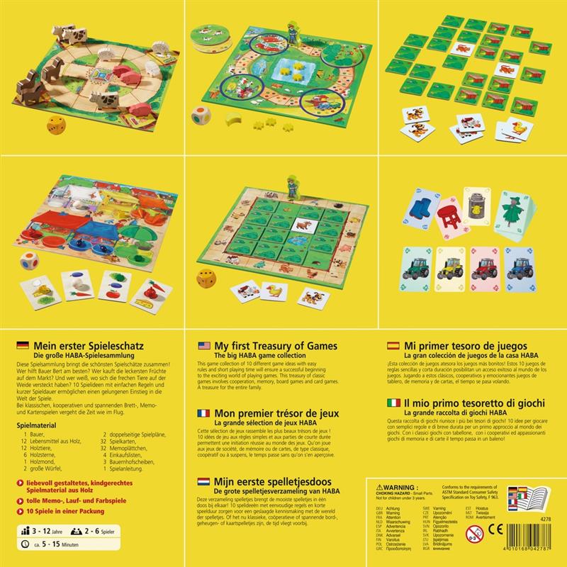 Haba 4278 Mein erster Spieleschatz Haba 4278 Mein erster Spieleschatz