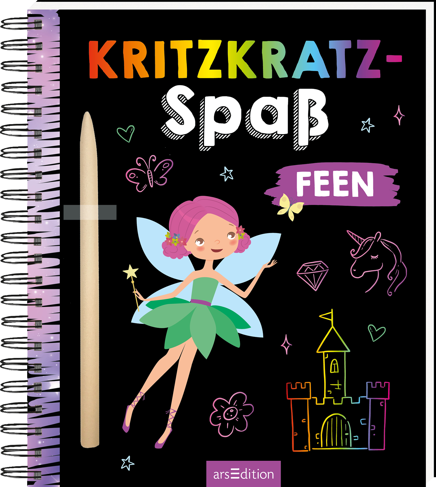 Kritzkratz-Spaß Kratzbilder Feen