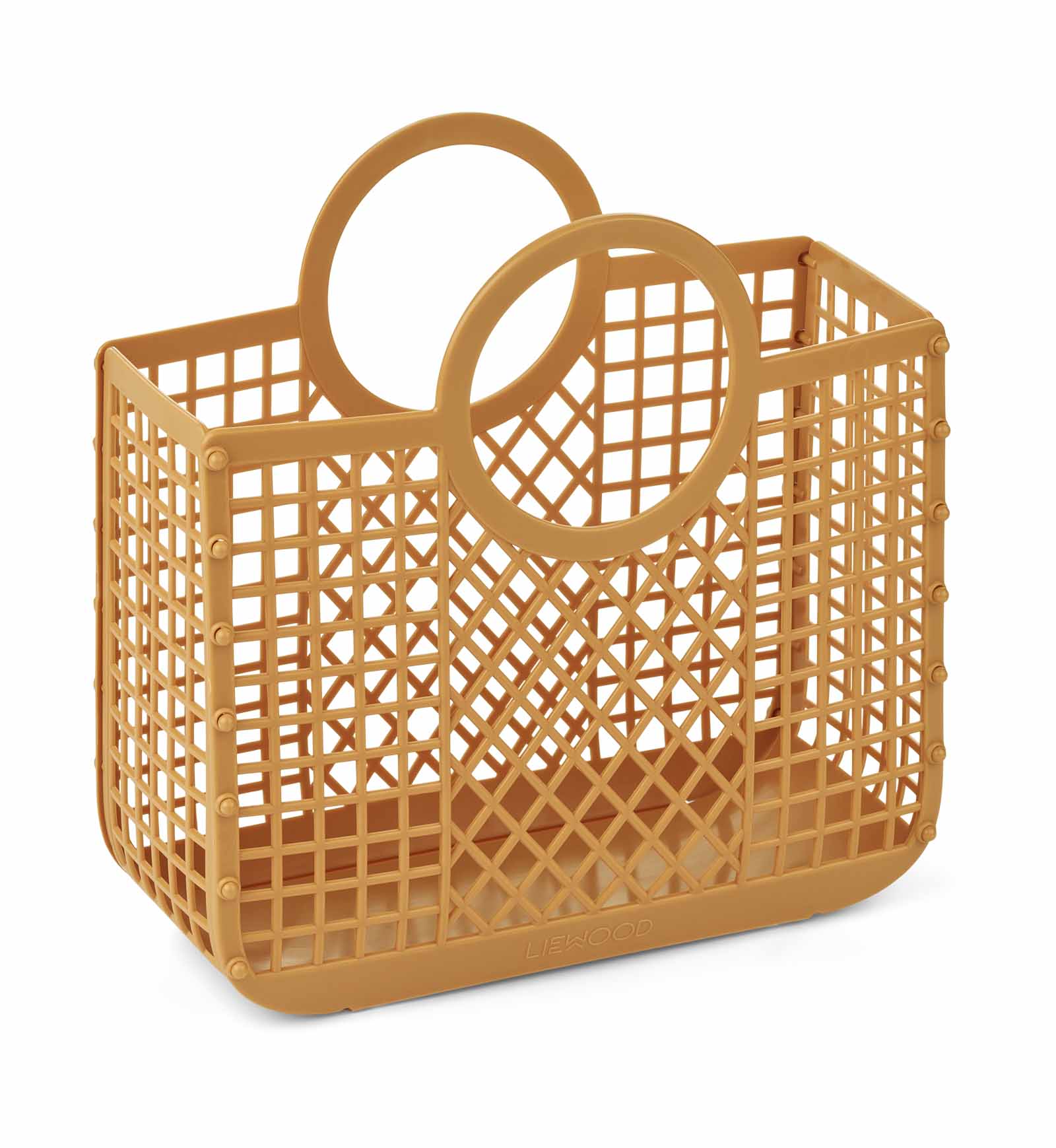 Liewood Samantha Korb Basket Plastik-Korb Yellow Mellow klein