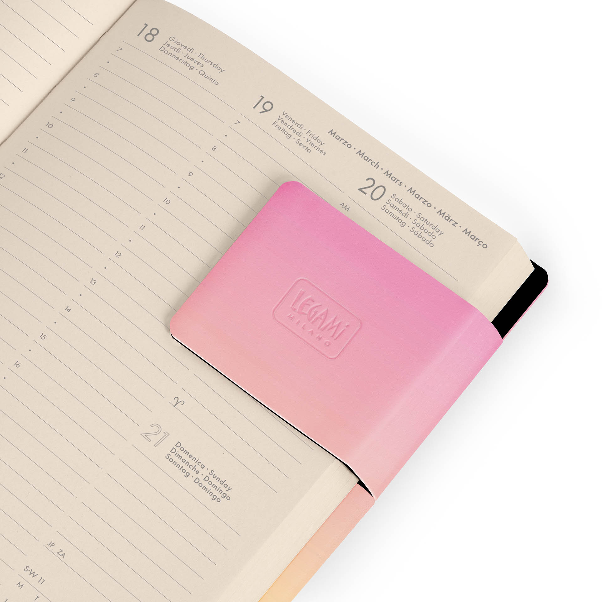 Legami Terminplaner 12 Monate mit Notizbuch M 2027 Sunset Lover