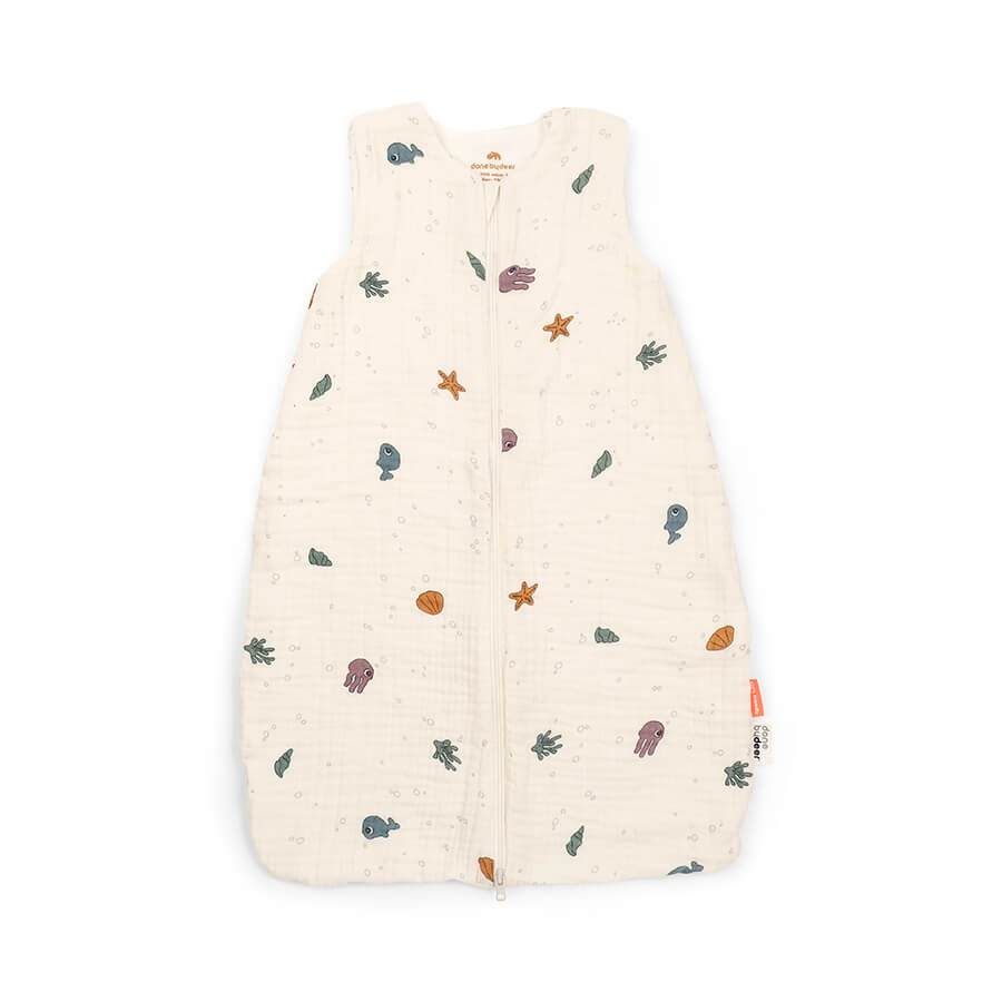 Done by Deer Baby-Schlafsack Sommer-Schlafsack Sea Friends 90cm