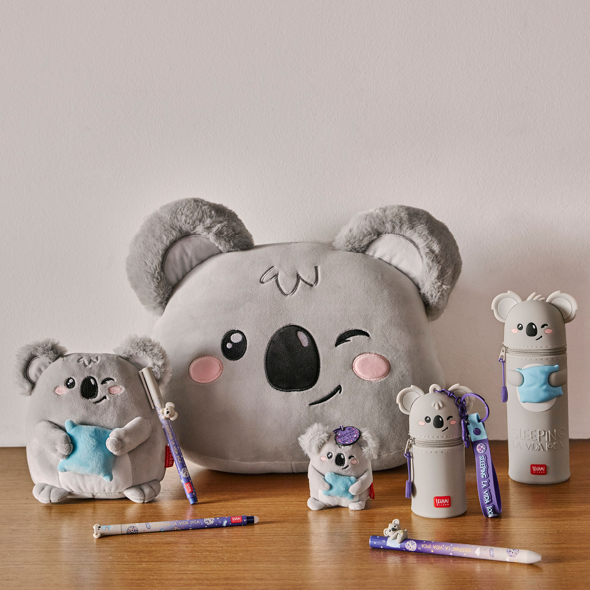Legami Mini Kawaii Münztasche mit Schlüsselanhänger Koala