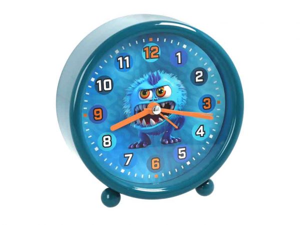 Kinderwecker Wecker Monster blau