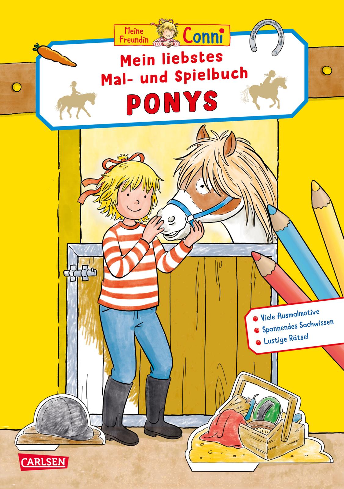 Conni Gelbe Reihe Mein liebstes Mal- und Spielbuch Ponys