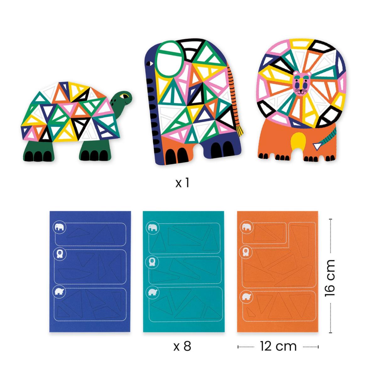 Djeco Bastelset Mosaike Afrika