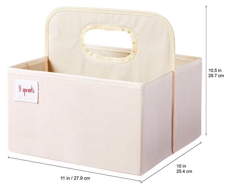 3 Sprouts Wicketischorganizer Wickelutensilo Windel-Organizer Kaninchen Hase 3 Sprouts Wicketischorganizer Wickelutensilo Windel-Organizer Kaninchen Hase