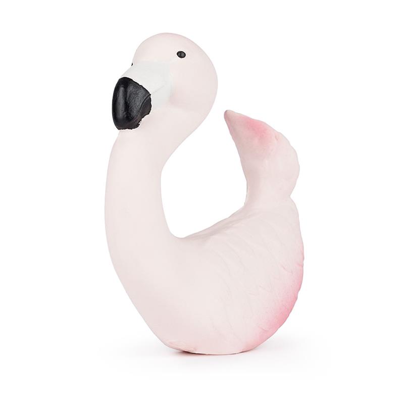 Oli & Carol Flamingo Baby-Beißring Sky the Flamingo Naturkautschuk