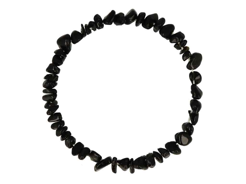 BB Klostermann Edelstein Armband Schwarzer Obsidian Steinbock