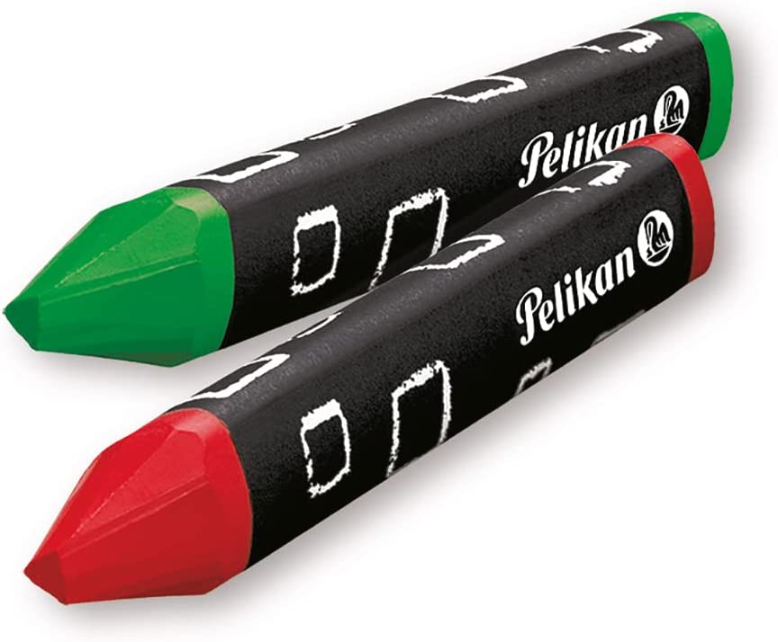 Pelikan Wachsmalstifte mit Hülle rot wasserfest 8 Sück
