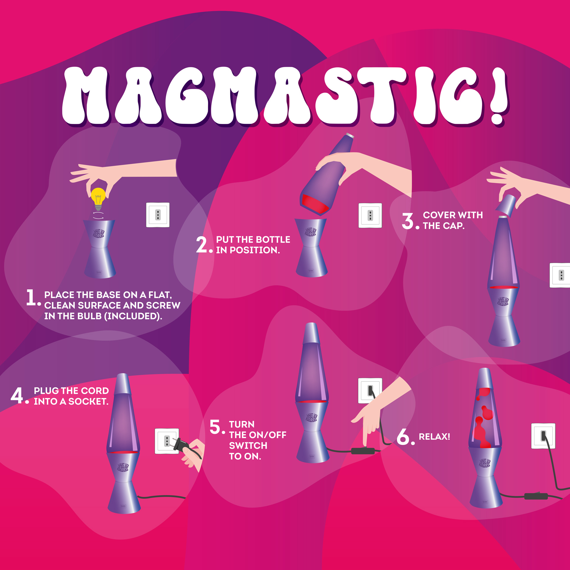 Legami Lava Lampe Magmastic Holo Fairy