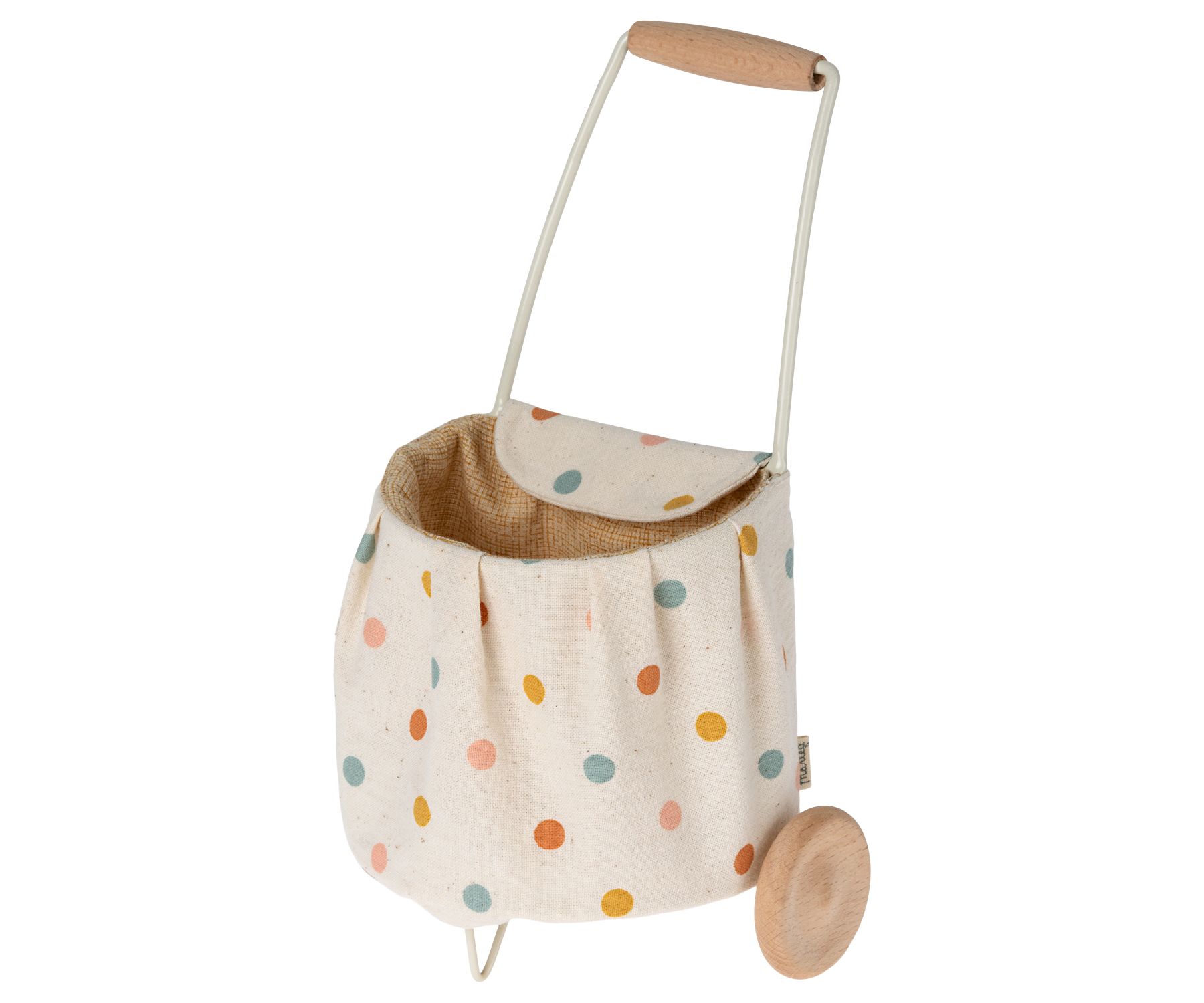 Maileg Mini Trolley Einkaufswagen mit Punktenmult dots Maileg Mini Trolley Einkaufswagen mit Punktenmult dots
