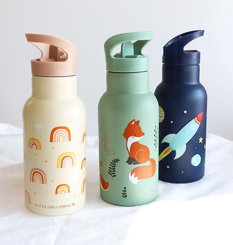 A little lovely company Trinkflasche aus Edelstahl Weltraum 350 ml A little lovely company Trinkflasche aus Edelstahl Weltraum 350 ml