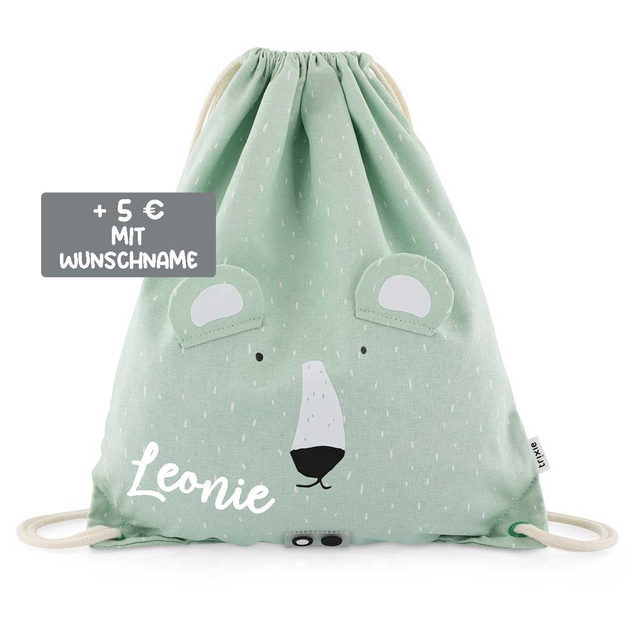 Trixie Turnbeutel Turntasche Mr Polar Bear Eisbär mint Trixie Turnbeutel Turntasche Mr Polar Bear Eisbär mint