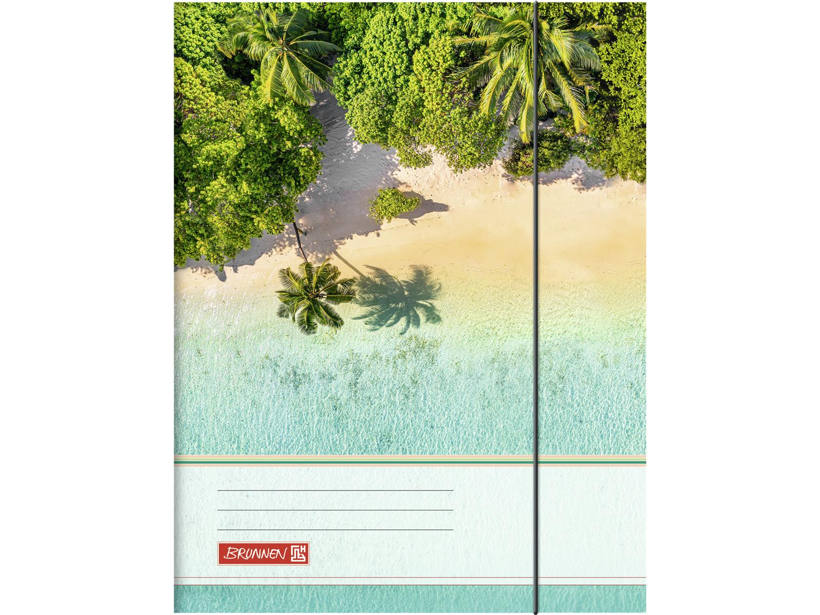 Brunnen Sammelmappe A4 Tiere mit Gummizug sortiert