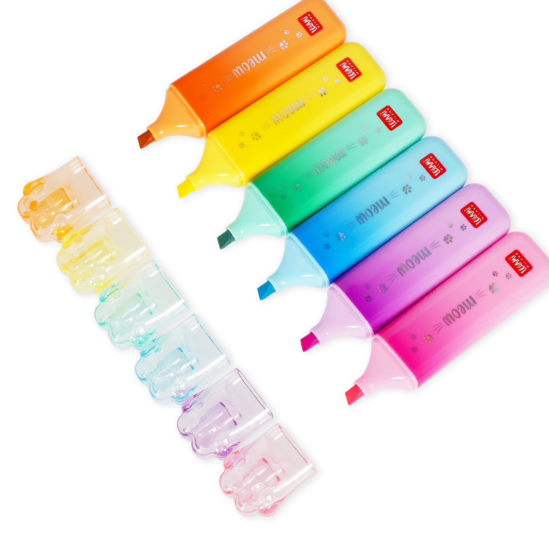 Legami Highlighter Textmarker Kitty Paw Katze Pfote pink