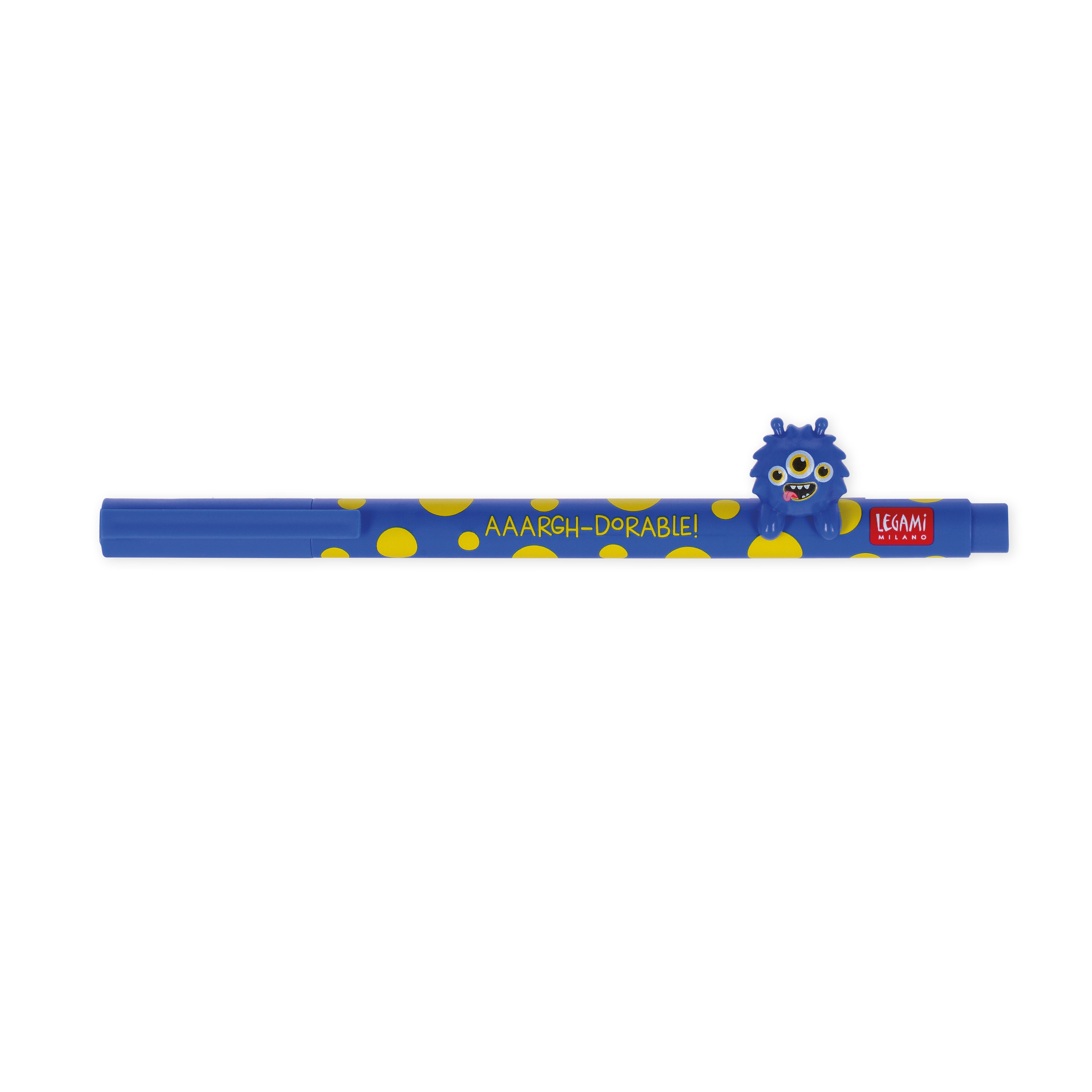Legami Gel Stift mit Tierdeko Lovely Friends Monster