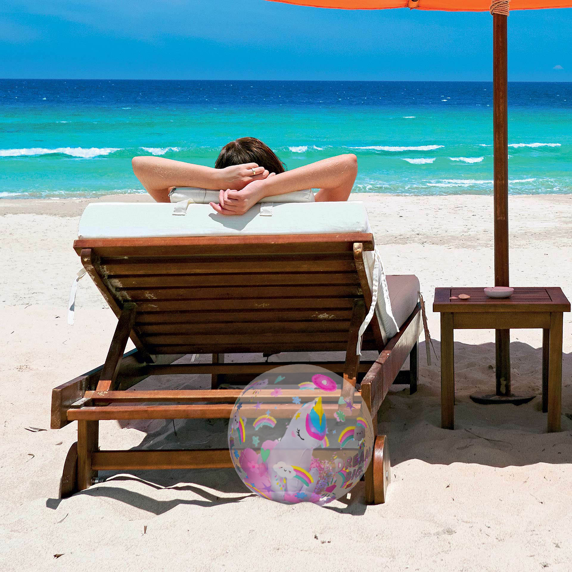 Legami Aufblasbarer Strandball Beach Ball Unicorn Einhorn