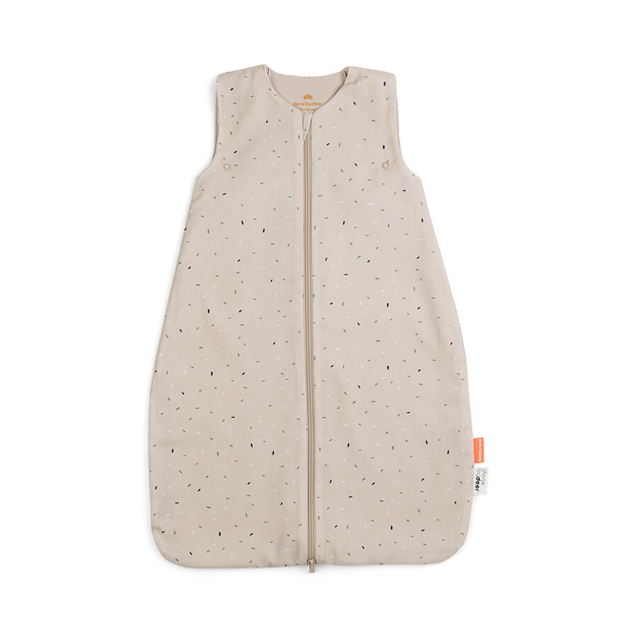Done by Deer Baby-Schlafsack Sommer-Schlafsack Confetti 70cm sand
